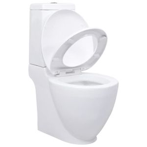 WC - TOILETTES Toilette en céramique - ZERODIS - Écoulement d'eau