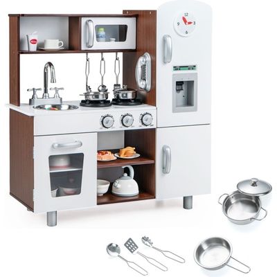 GIANTEX Cuisine Enfant avec Effect Sonore Lumière, 54 Accessoires, Jeu GIANTEX Cuisine Enfant avec Effect Sonore Lumière, 54 Accessoires, Jeu