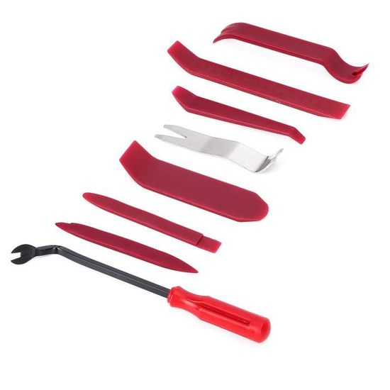 Kit De 12 Outils En Plastique Pour Démontage Clips Tableau De Bord - Anti-rayures - Garantie 1 An - Fabriqué En Allemagne