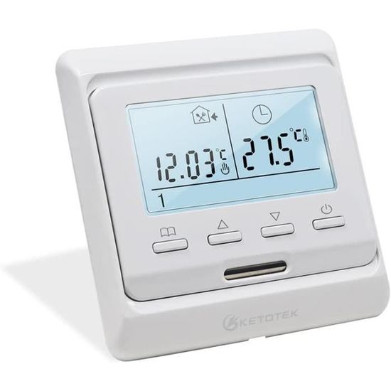 Kit Chauffage Au Sol électrique Mi-Heat Infrarouge - Film Carbone 80/130W/m² - Avec Thermostat - Pour Sol Flottant - Neuf