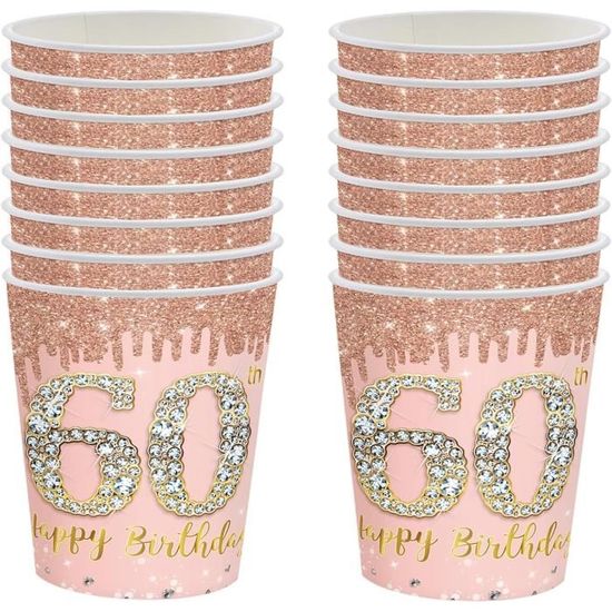 MOMAHUA Lot De 16 Gobelets En Carton Fluo Pour Enfants - 250