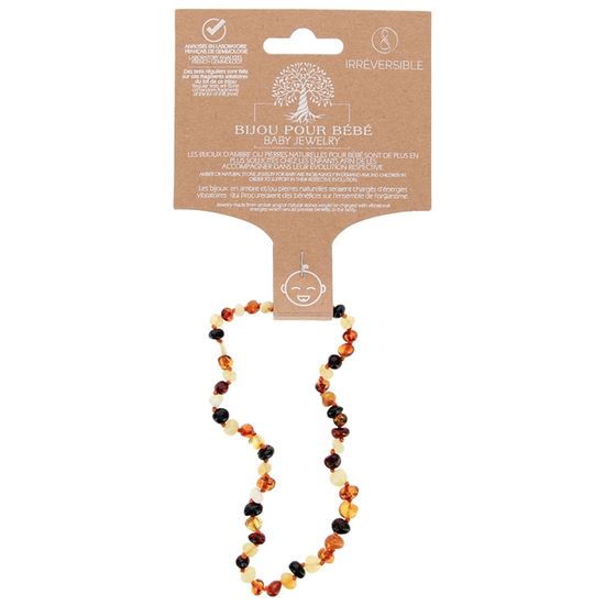 Collier D Ambre Bebe Nourrisson Multi Soulage Les Poussees Dentaires Pierres Naturelles Idee Cadeau Puericulture Bienfaits Cdiscount Puericulture Eveil Bebe