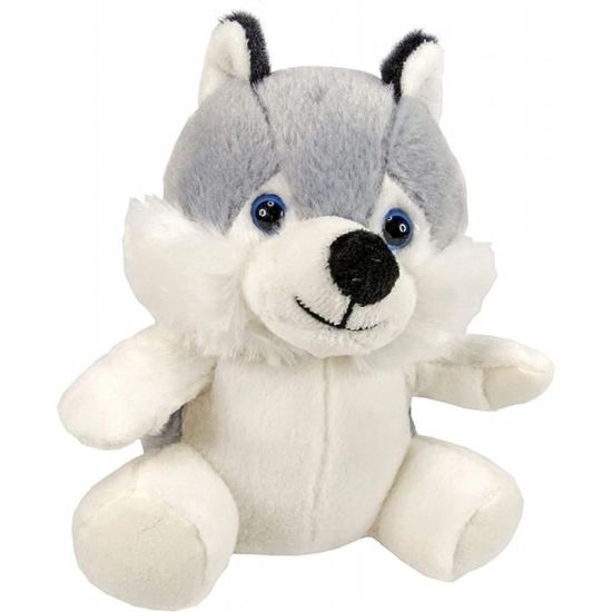 Peluche Husky - Câlins Doux 18 cm - Jeux - Jouets