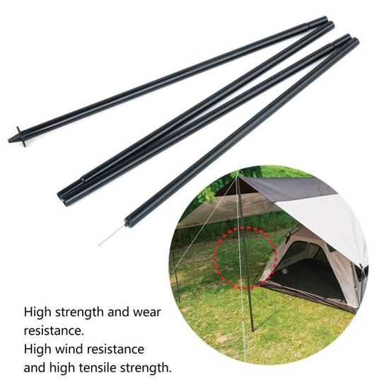 SUPVOX 2 pièces Support de Tige de Tente Robuste Fixateur Réglable pour