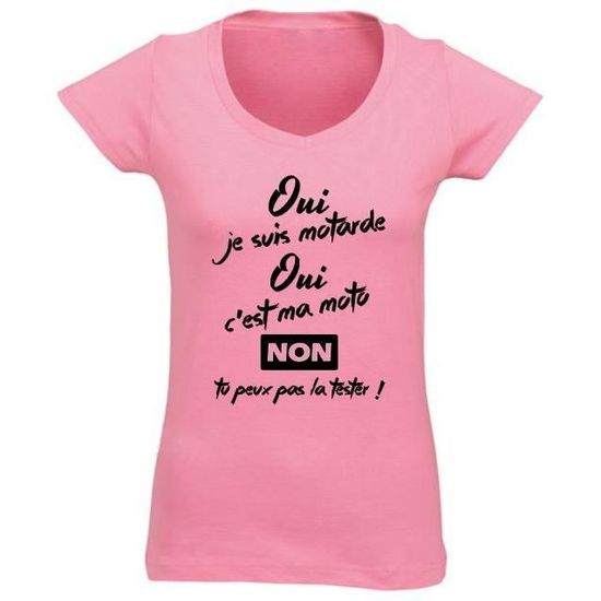 Tee shirt femme motarde outlet