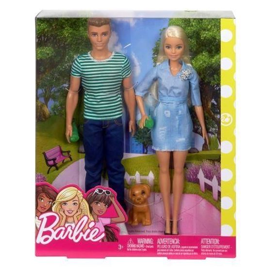 Coffret Ken et Barbie Cdiscount Jeux Jouets