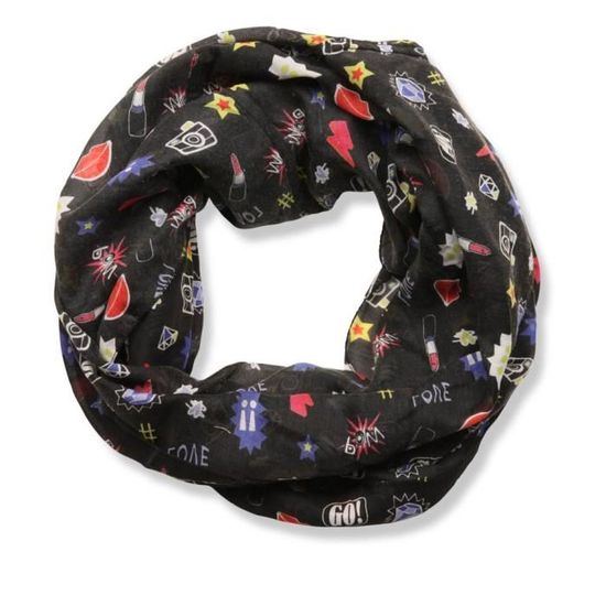 Foulards NOIR MERRY SCOTT Femme Chaussea - Cdiscount