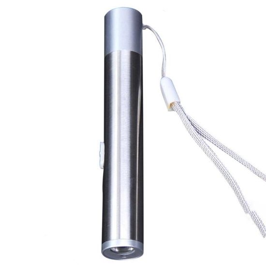 Porte Clés Stylo Pointeur Laser Rouge Avec Lumière LED Blanche, Bâton - Foto 3