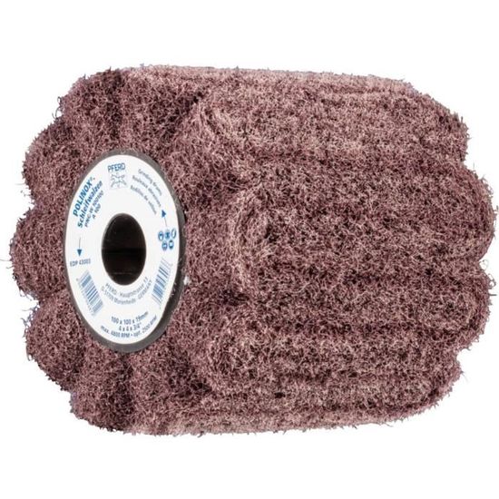 Rouleau De Non-tissé Abrasif Olbrich 10m X 100mm - Grain 180, Noir, De Qualité
