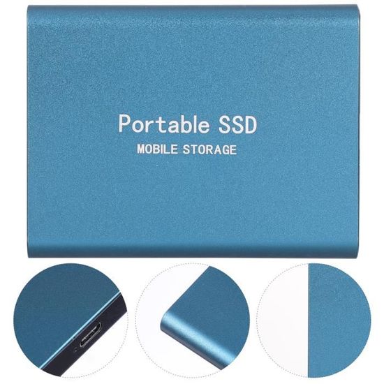 Disque dur Portable SSD de 1PC durable pour ordinateur portable  téléphonique disque dur ssd externe stockage externe - Cdiscount  Informatique