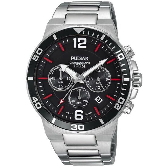Montre PULSAR ACTIVE PT3797X1 Sport Quartz Acier