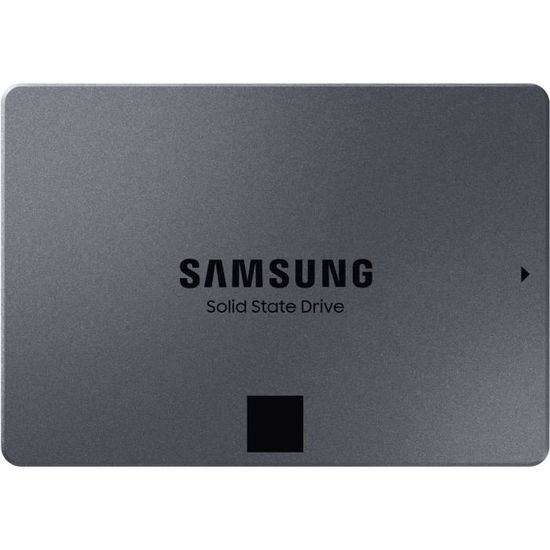 SAMSUNG - Disque SSD Interne - 870 QVO - 4To - 2,5" (MZ-77Q4T0BW)