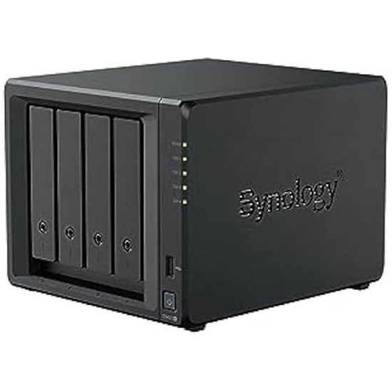 Station NAS Synology DS425+ 4 Baies Avec 4 Disques HAT3300-4T De 4 To – Intel Celeron J4125, 2 Go RAM, 2 Ports GbE - 13