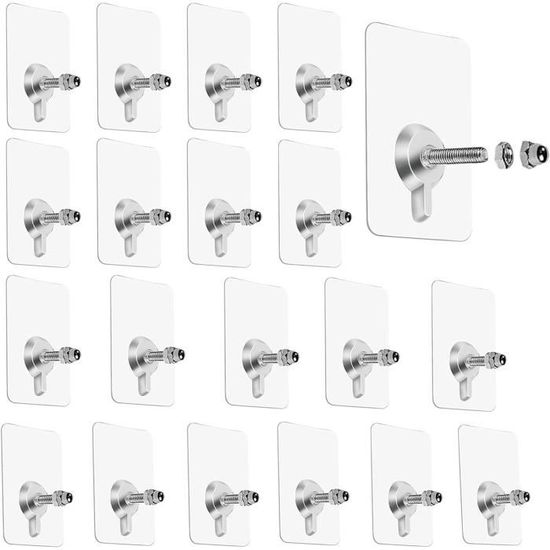 Lot De 322 Cache-vis Autocollants Blancs PVC - 5 Tailles (12 à 50mm) - Pour Meubles, Armoires, Bureaux - Masque Les Trous De Vis