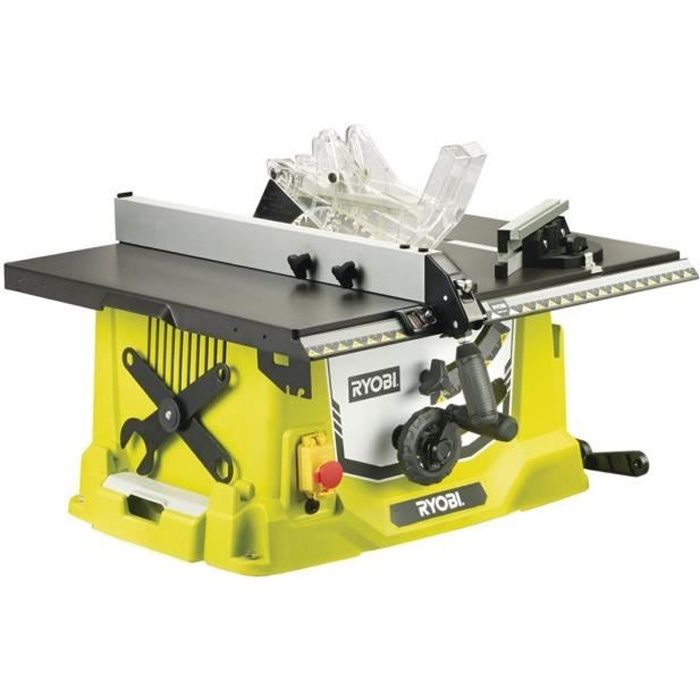 ryobi scie sur table electrique rts1800g 1800 w 254 mm cdiscount bricolage