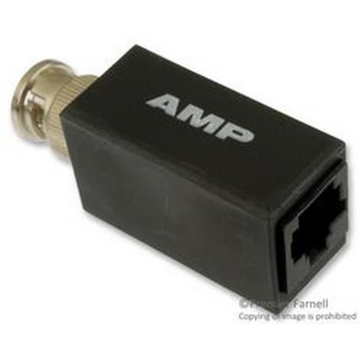 AMP TE CONNECTIVITY 555330-1 - Adaptateur Connecteur RJ45 vers BNC