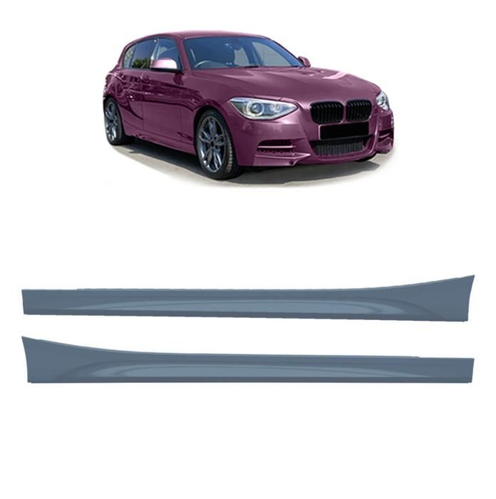 2 BAS DE CAISSE PACK M POUR BMW SERIE 1 F20 5 PORTES DE 07/2011 A 2019
