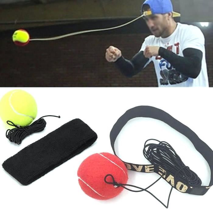 Fight Ball With Head Band pour la formation Speed Reflex Boxe Boxing Punch Exercise