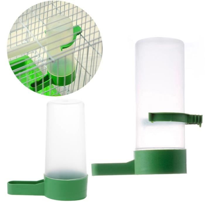 Bol,S-L distributeur de nourriture pour abreuvoir d'oiseaux Abreuvoir pour fioles de perruche, canari Anti algues O11 - Type S