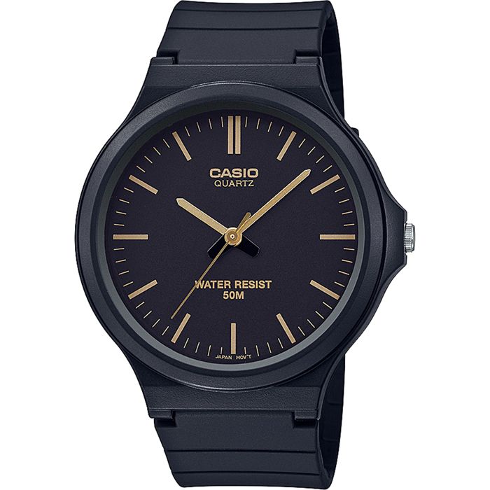 CASIO-Montre Analogique pour Homme à movement Quartz en Plastique MW-240-1E2VEF