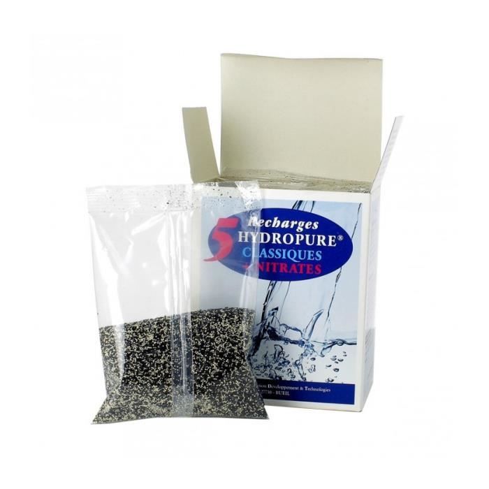 Recharges Classiques + Nitrates pour pichet filtreur x5 - 5 sachets - HYDROPURE