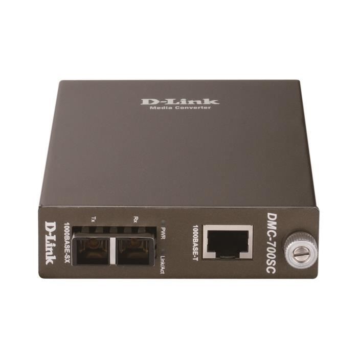 D-LINK Convertisseur de média - DMC-700SC - 1000Base-T vers multimode 1000Base-SX