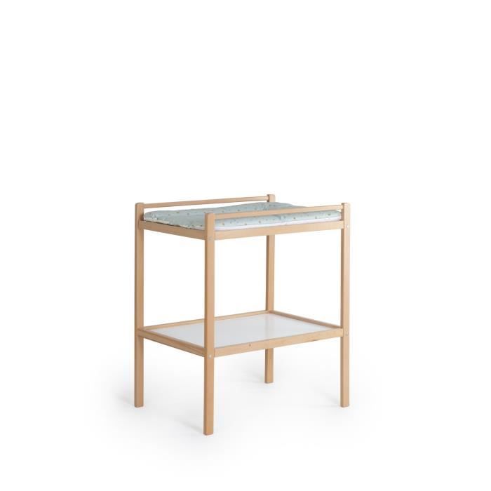 LAWALU BY GEUTHER Table à Langer - 1 étagère 1 plan à langer brut