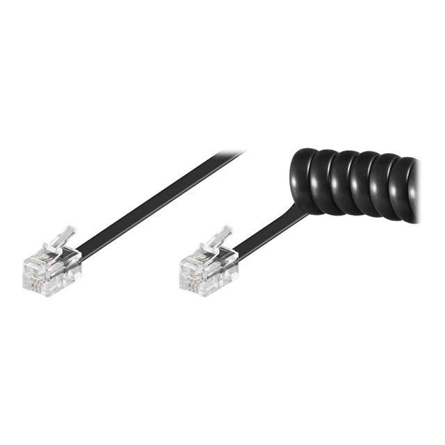 WENTRONIC CÂBLE TÉLÉPHONIQUE SPIRALE 4P4C 2 FIC…