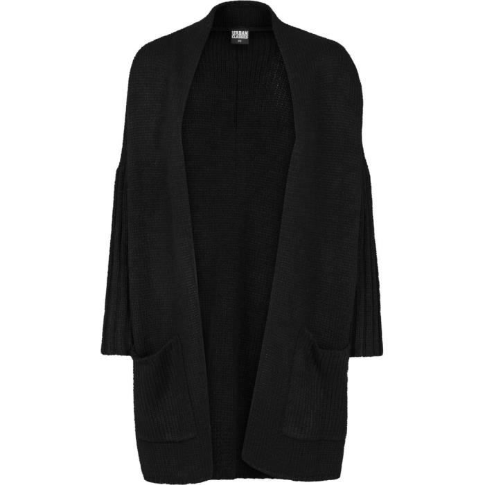 Urban Classics Ladies - Oversized Cardigan noir