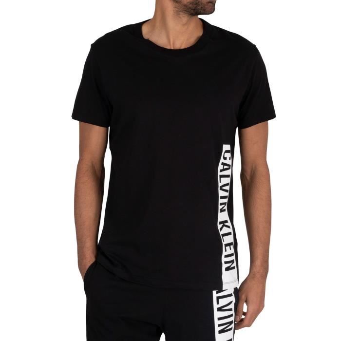 Calvin Klein T-shirt décontracté, Noir, Homme