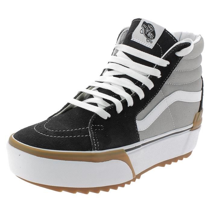 VANS SK8-HI STACKED PLATFORM CHAUSSURES DE SPORT POUR FEMME GRIS VN0A4BTWYP1