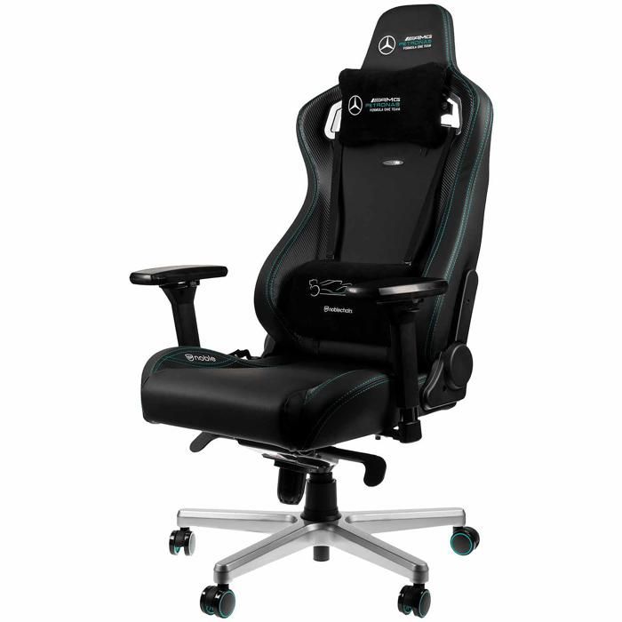 Fauteuil Gamer Noblechairs Epic Mercedes-AMG Petronas Formula One Team 2021 Edition (Noir/Blanc)