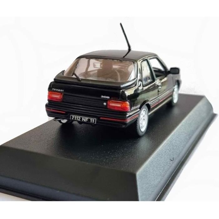 PEUGEOT 309 GTi de 1987 Noire Voiture de Collection 1/43 Norev