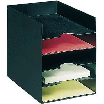 Classeur 5 cases format 24x32 cm pour armoire Noir