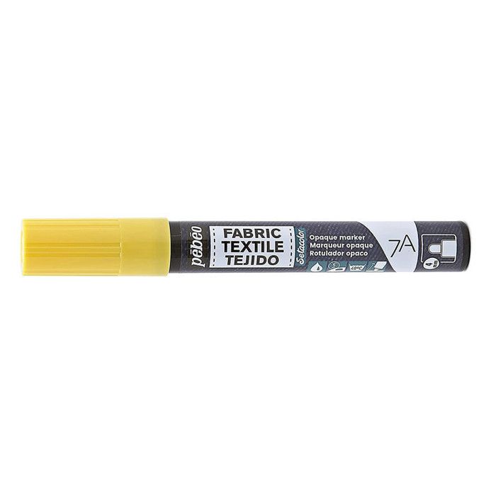 Feutre textile - 7A marqueur opaque - 4 mm Feutre textile 7A Marqueur Opaque, parfait pour la customisation textile :Couleur: