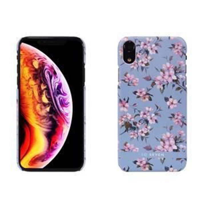 SO SEVEN Coque Tokyo Fleur de cerisier Bleu: Apple iPhone XR