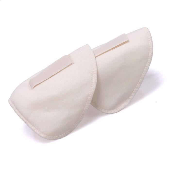 Lot de 4 Coussins VITAEASY Confort pour soutien-gorge - Ruban agrippant pour les bretelles - Mousse polyamide