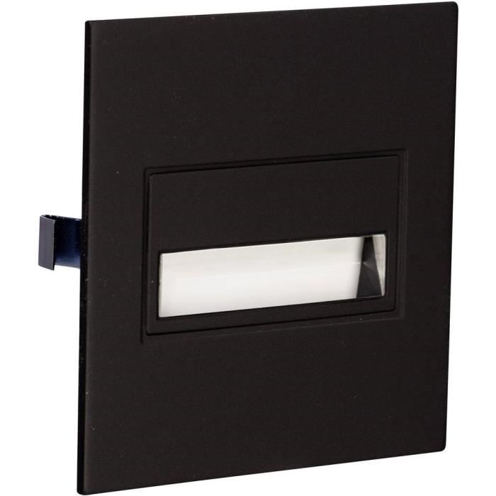 SPOTS - LIGNE DE SPOTS - Applique à LED encastrable 0.42 W 1x blanc chaud Zamel Sona 14-211-62 noir 1 pc(s)