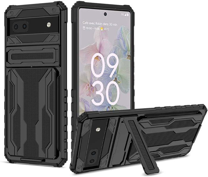 Coque de protection Carbone noir Pixel 6A main image 0