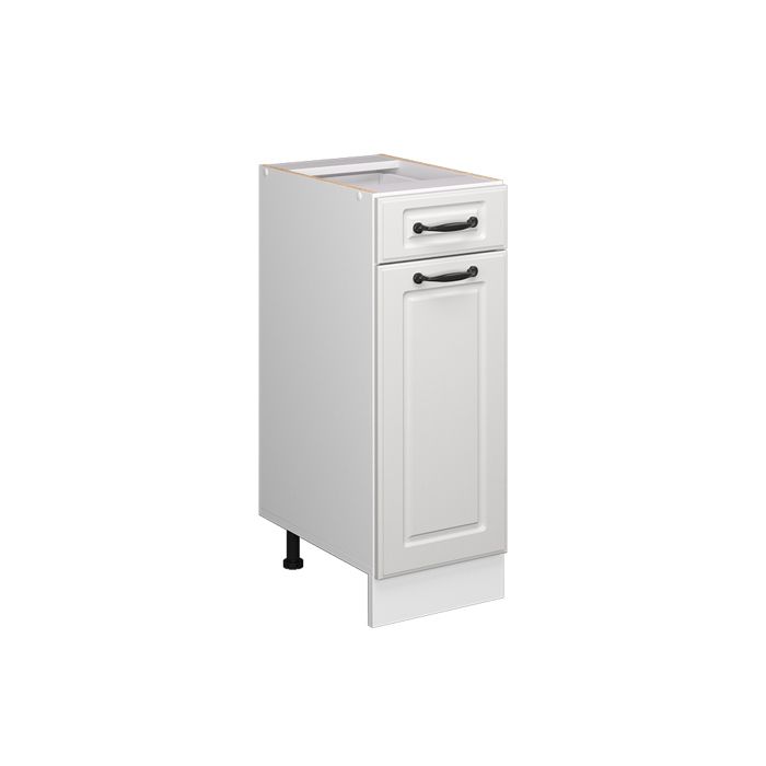 Meuble cuisine R-Line 30cm sans PT Blanc campagne/Blanc Vicco 37715