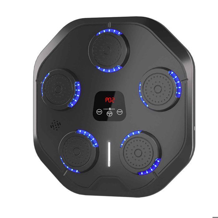 Machine De Boxe Musicale Murale – 9 Modes, 9 Vitesses, Bluetooth, Compteur Intelligent – Entraînement Fun Pour Adultes & Enfants