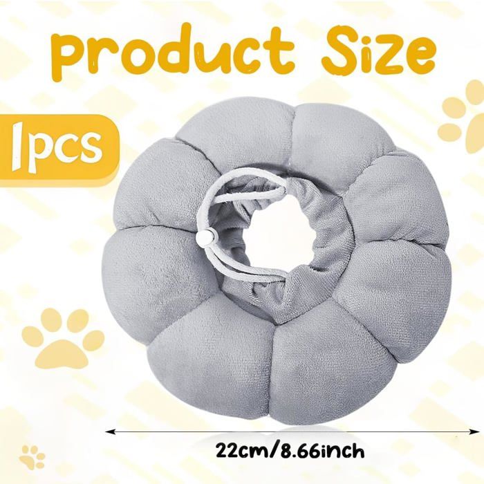 Comparer les prix de Colerette Chat Anti Lechage Collerette Chat En Coton Suédé Respirant Anti Adhésif Micro Étanche Collerette Chat Anti Grattage