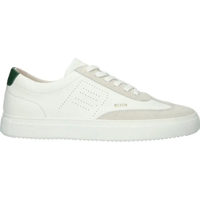 Baskets Blackstone Slate Harper Perf - white green Baskets Blackstone Slate Harper Perf - white green