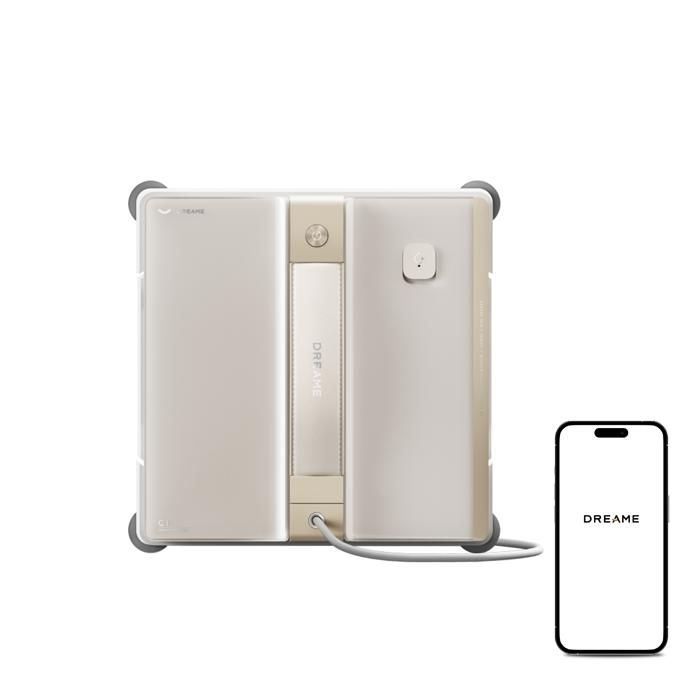 dreame C1 Robot Laveur de Vitres Puissance dAspiration de 5 500 Pa Protection et Sécurité Fiables Technologie CornerClean - Dreame