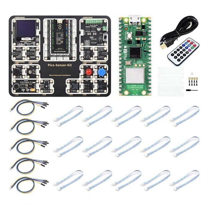 Kit de Capteur Pico 2 W pour Raspberry Pi Carte de Développement de ...
