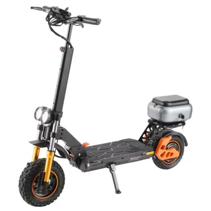 Trottinette électrique TWOFISH V5 MAX avec siège batterie 48V 18Ah Noir