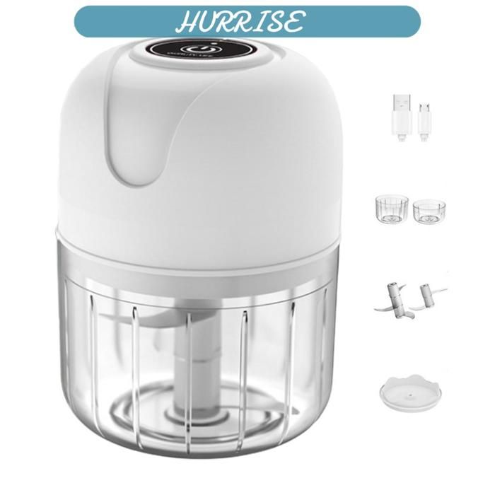 Sonew mini hachoir à ail Hachoir à ail électrique sans fil Portable multifonctionnel Mini hachoir culinaires accessoire - Sonew