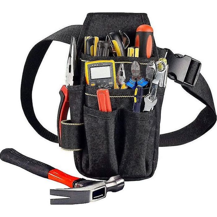 Ceinture porte-outils professionnelle 15 poches - Toile Oxford 600D imperméable - Conception ergonomique pour confort au dos