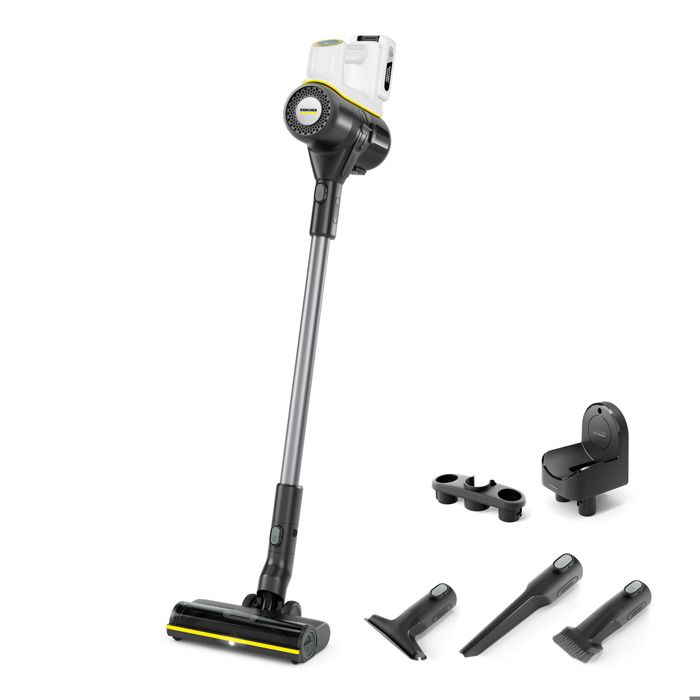 Aspirateur balai sans fil Kärcher VCS 5 28 Infinity Complete HEPA brosse anti emmelement 60min