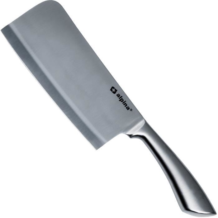 Couperet De Cuisine En Acier Inoxydable Couteau De Boucher Decoupe Viande Professionnel Poignee Ergonomique 18 Cm Achat Vente Couteau De Boucher Soldes Sur Cdiscount Des Le 20 Janvier Cdiscount